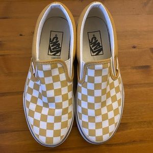 Yellow Checker Vans